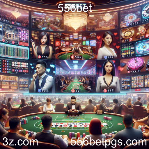 Experimente a Emoção do Cassino Ao Vivo na 556bet